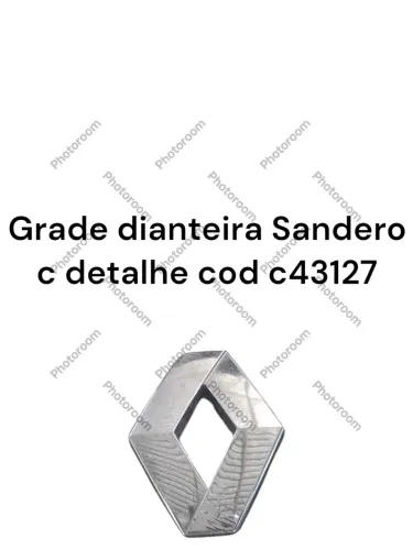 Grade Dianteira Sandero C Detalhe Cod C43127