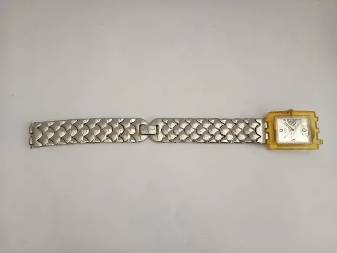 Pulseira relógio Swatch feminino 17mm em aço