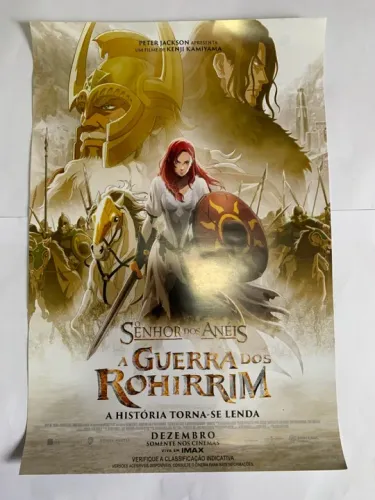 CCXP 2024 Poster Senhor dos Anéis: A Guerra dos Rohirrim