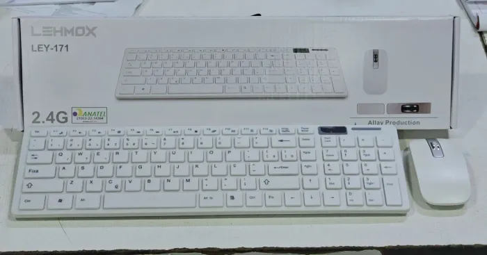 Teclado e mouse sem fio wireless - entrega em slz e região 