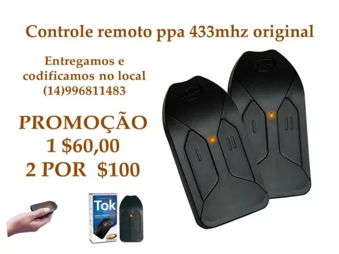 Controle Remoto PPA Original 433mhz