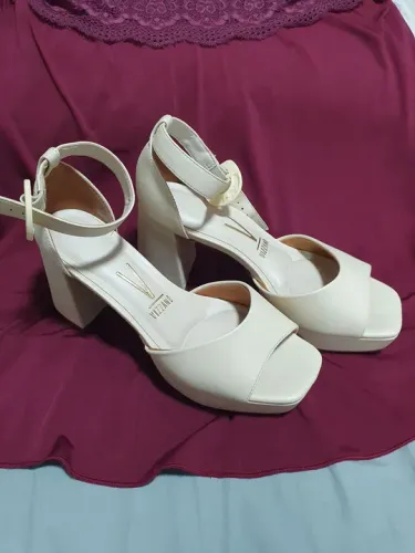 Sandalia Meia pata Nude TAM 38