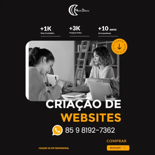 Criação de Sites e Lojas Virtuais Profissionais e Personalizados
