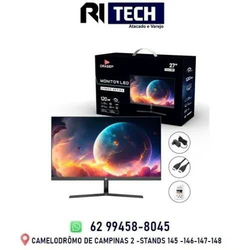 Monitor Gamer Grasep D-270G/120H 27" Polegadas LED Full HD 120Hz Hdmi Vga 