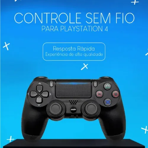 Controle Joystick Ps 4 Doubleshock Sem Fio 