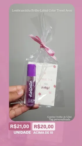 Lembrancinha - Brilho Labial Color Trend Avon