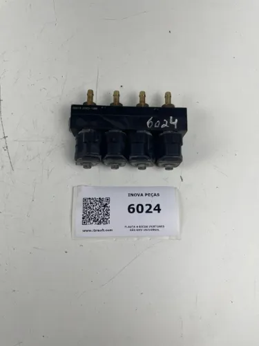 Flauta 4 Bicos Injetores Gás Gnv Universal
