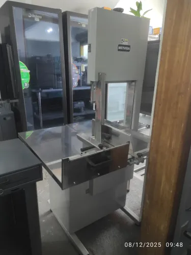 Bh Serra fita 282 METVISA corpo expoxi mesa inox 