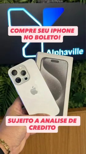 Iphone 14 15 e 16 pro max parcelado no boleto