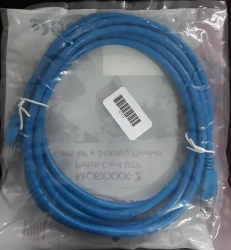 Cabo de rede Patch Cord Cat6 2,5m Azul MC6-01M25B