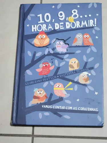 Livro infantil 10,9,8 hora de dormir