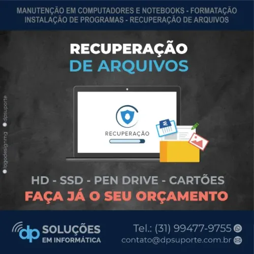 Recuperação de Dados (fotos, videos, Documentos)