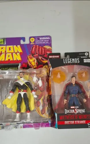 Boneco Doctor Strange Multiverse of Madness e Conde Nefaria