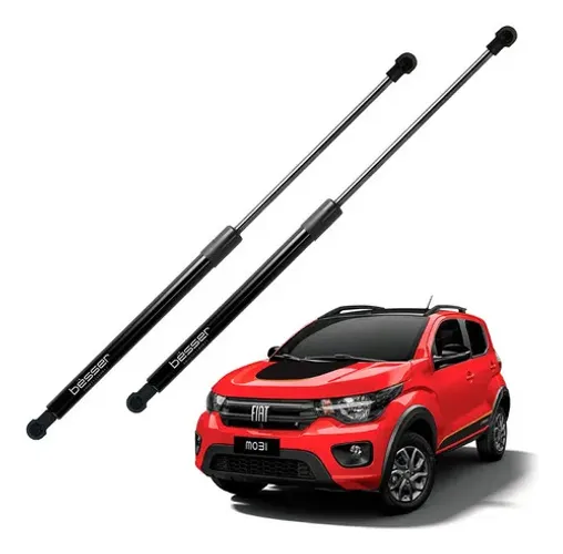 Par Amortecedor Porta Mala Fiat Mobi 2016 2017 2018 À 2023