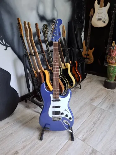 Guitarra squier contemporary stratocaster hss metallic ocean blue TUNADA