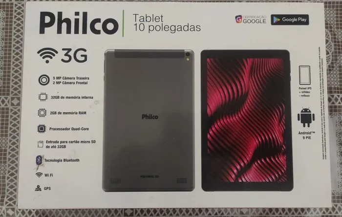 Tablet Philco PTB10RSG 3G 10 Polegadas