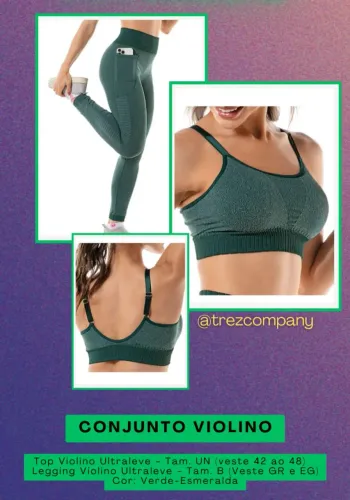 Conjunto Fitness Ultraleve Demillus