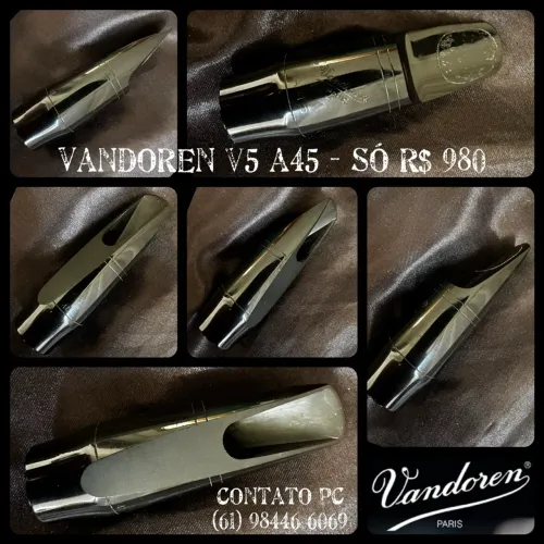 Boquilha para Sax Alto Vandoren V5 A45
