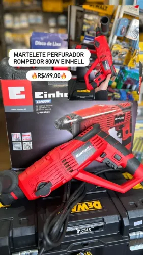 Martelete Perfurador Rompedor 800W 2,5J Sds Plus Einhell TC-RH 800 E