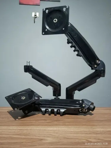 Suporte Articulado Duplo ELG F160N - Pistão a Gás (17" a 35")