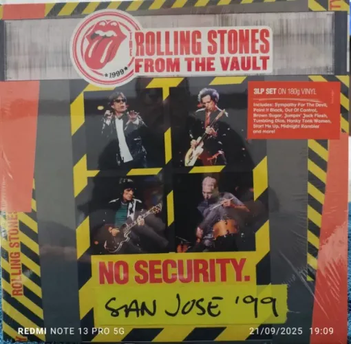 LP Rolling Stones - From the Vault: No Security, San Jose '99 - Triplo NOVO Importado