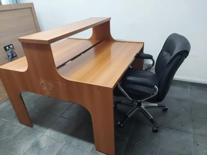 MESA DE ESCRITÓRIO ESTAÇÃO DE TRABALHO DUPLA MDF