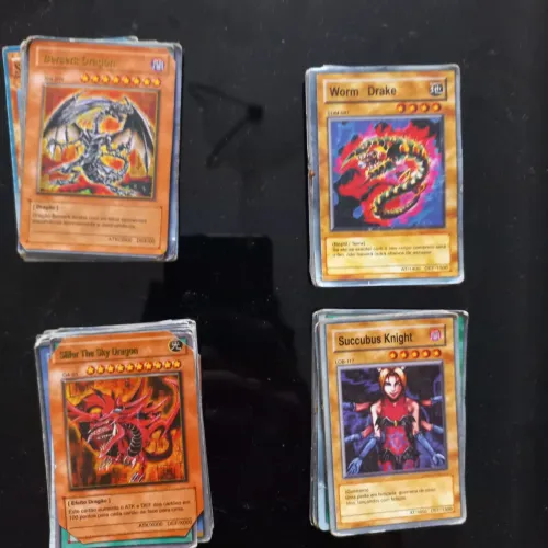 105 Cartas Yu-Gi-Oh! Raras - Berserk Dragon, Slifer, Worm Drake e Succubus Knight