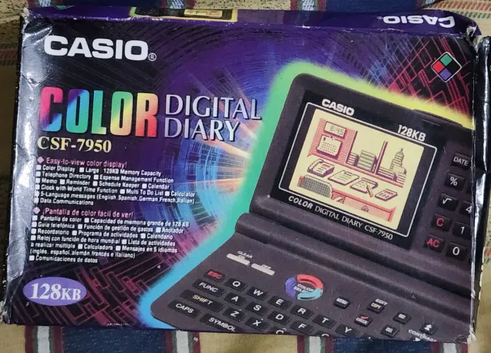 Casio Color Digital Diary