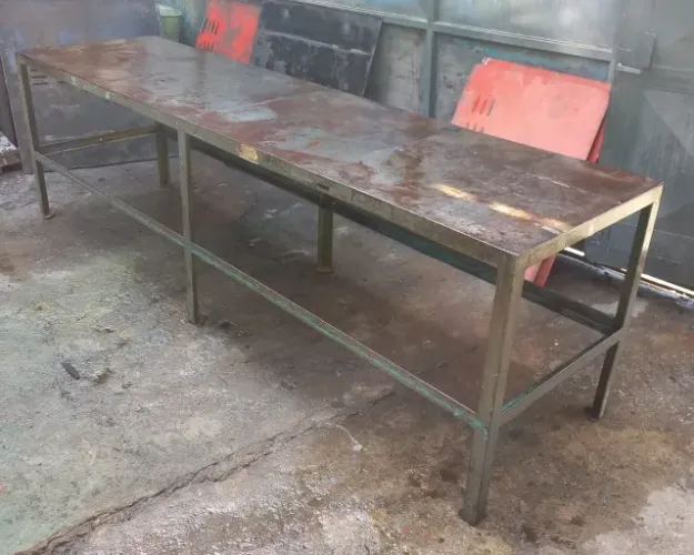 Mesa Bancada De Chapa 1 Mm - 3000 X 800 X 900 Mm / -- 01030 Nc