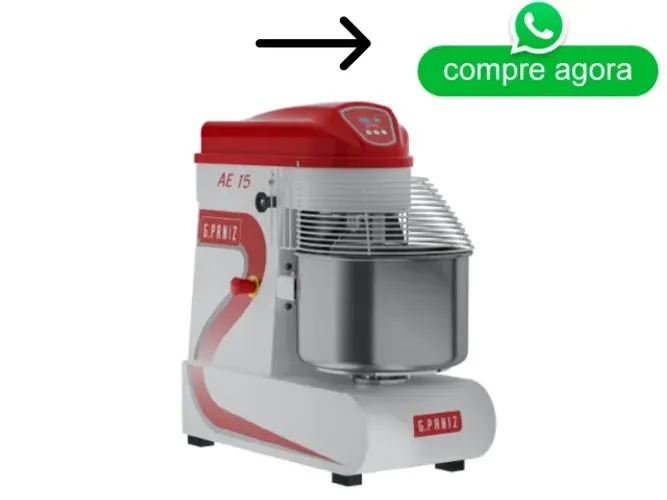 Amassadeira Espiral 15 kg Trifásica com 3 Velocidades G.Paniz 220V