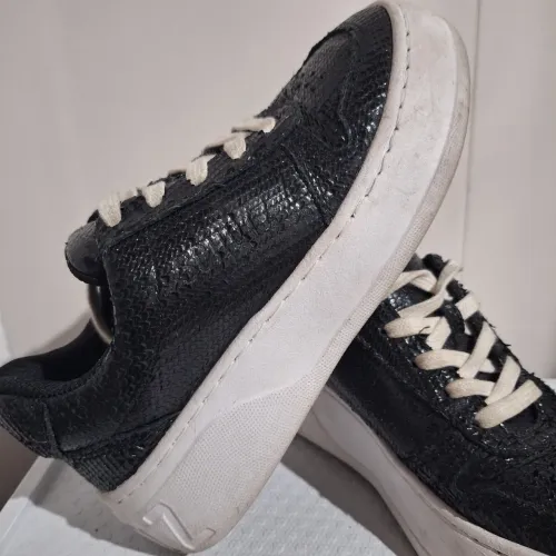 tênis schutz flatform couro snake preto número 35