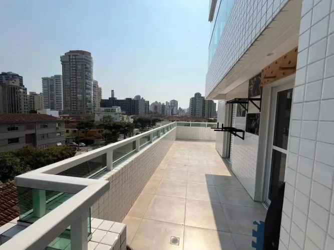 Apartamento à venda com 2 dormitórios no Embaré em Santos