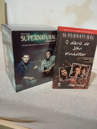 Supernatural. Box 5 primeiras temporadas + Livro. O Diário de John Winchester