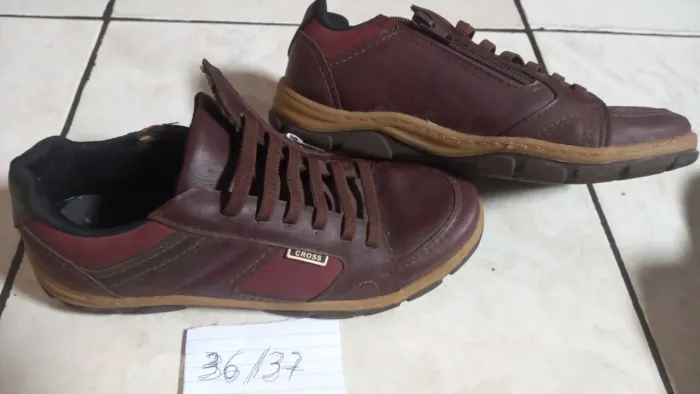 Tênis Masculino Cross Marrom