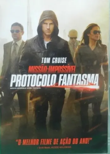 DVD MISSÃO IMPOSSÍVEL, PROTOCOLO FANTASMA.