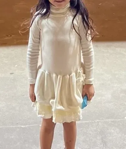 Vestido Infantil Elegante - Tamanho e Cor