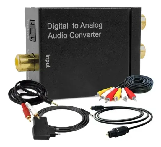 Quer passar o áudio de sua TV para as caixas do seu som ? kit novo 