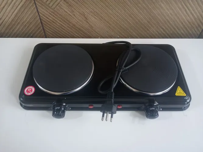 Fogão elétrico 2 bocas novo 110V 2000W Elgin <br>de potência