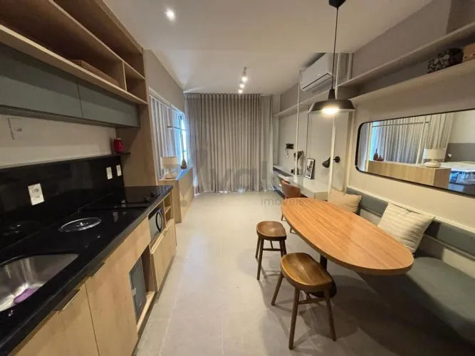 Apartamento para alugar em Campinas, Cambuí, com 1 suíte, com 42 m², MM536