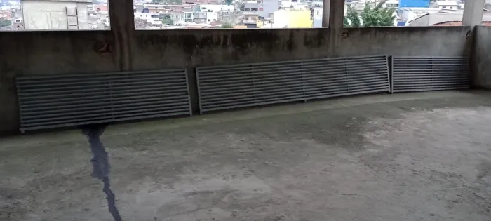 7,42 MTS grades de proteção em aço galvanizado para sacada 
