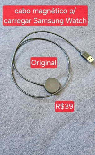 Cabo samsung watch carrega indução original 