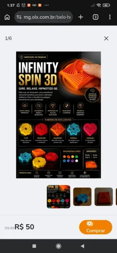 Brinquedo articulado 3D