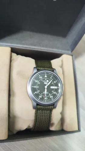 Relógio Seiko military SNK805 automático 