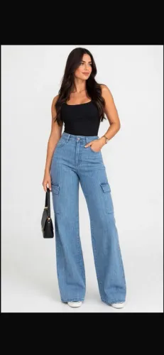 Calça Wide Leg 