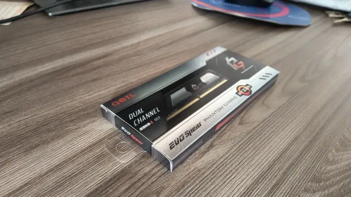 Memória DDR4 Geil EVO Spear Phantom Gaming (AMD), 16GB (2x8GB), 3200MHz, Black