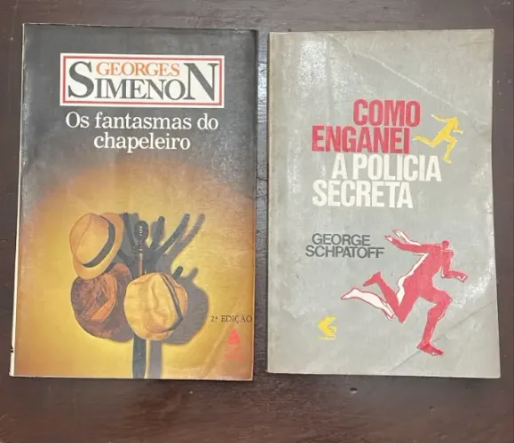 Livros Clássicos de Suspense e Espionagem - Georges Simenon e George Schpatoff