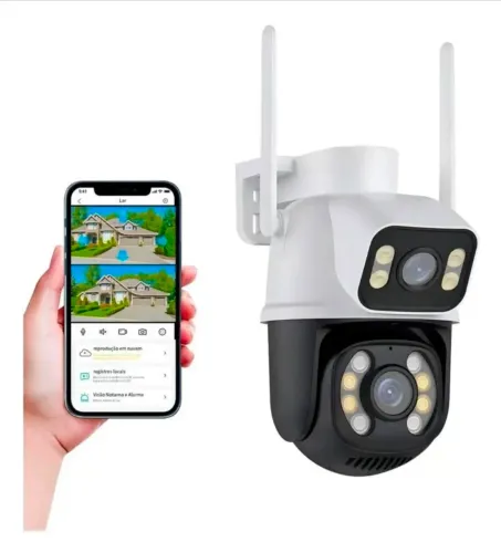 Camera de segurança 2 em 1