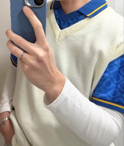 Pullover off white unissex
