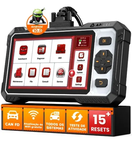 Ancel Fx6100 Obd2 Scanner Automotivo Injeção Abs Sas Tpms