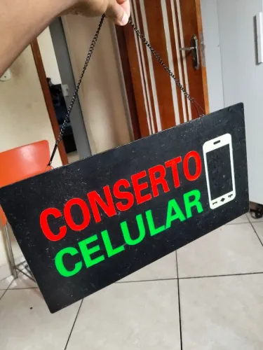 Placa de letreiro